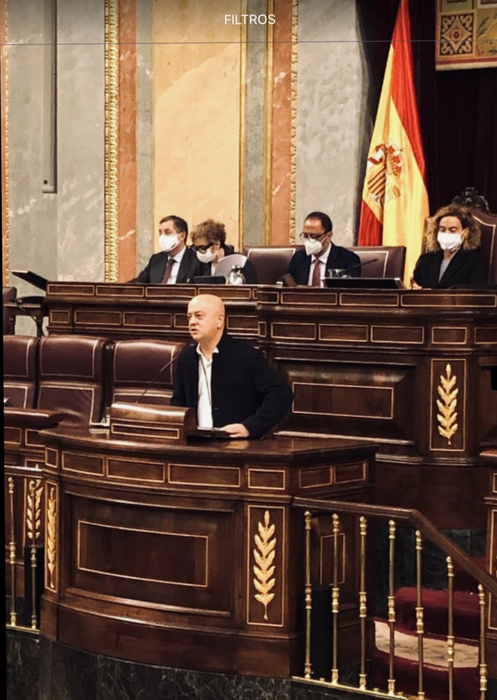 Intervenci&oacute;n en el Pleno del 2 de diciembre en defensa de los Presupuestos y en referencia al chat de los militares y los fusilamientos.