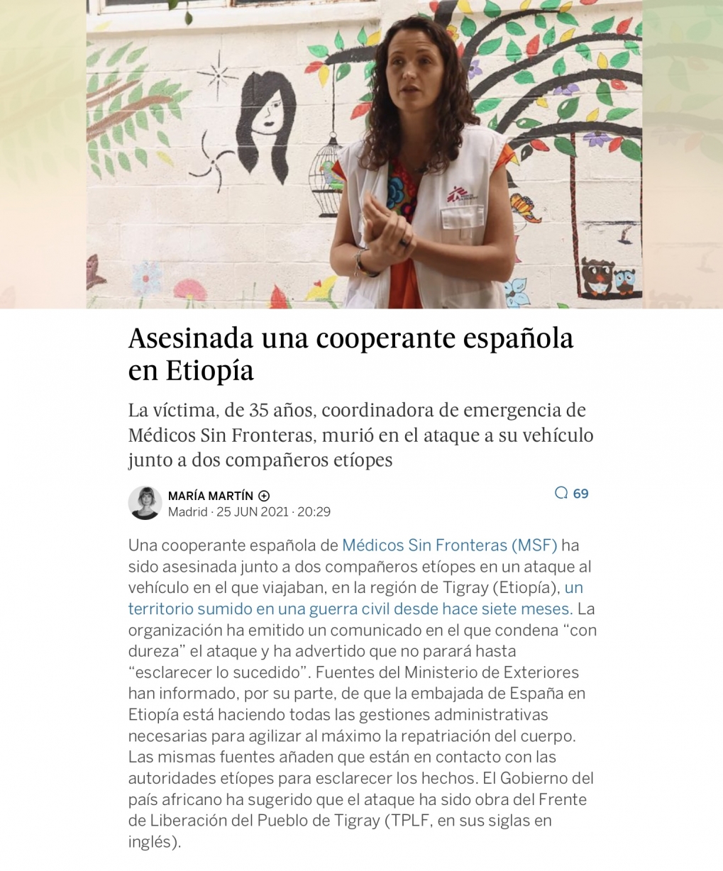 PROPUESTA DE PNL PARA AMPLIAR LA COBERTURA DE RIESGOS A COOPERANTES DE ONG&rsquo;s, V&Iacute;CTIMAS EN CONFLICTOS B&Eacute;LICOS.