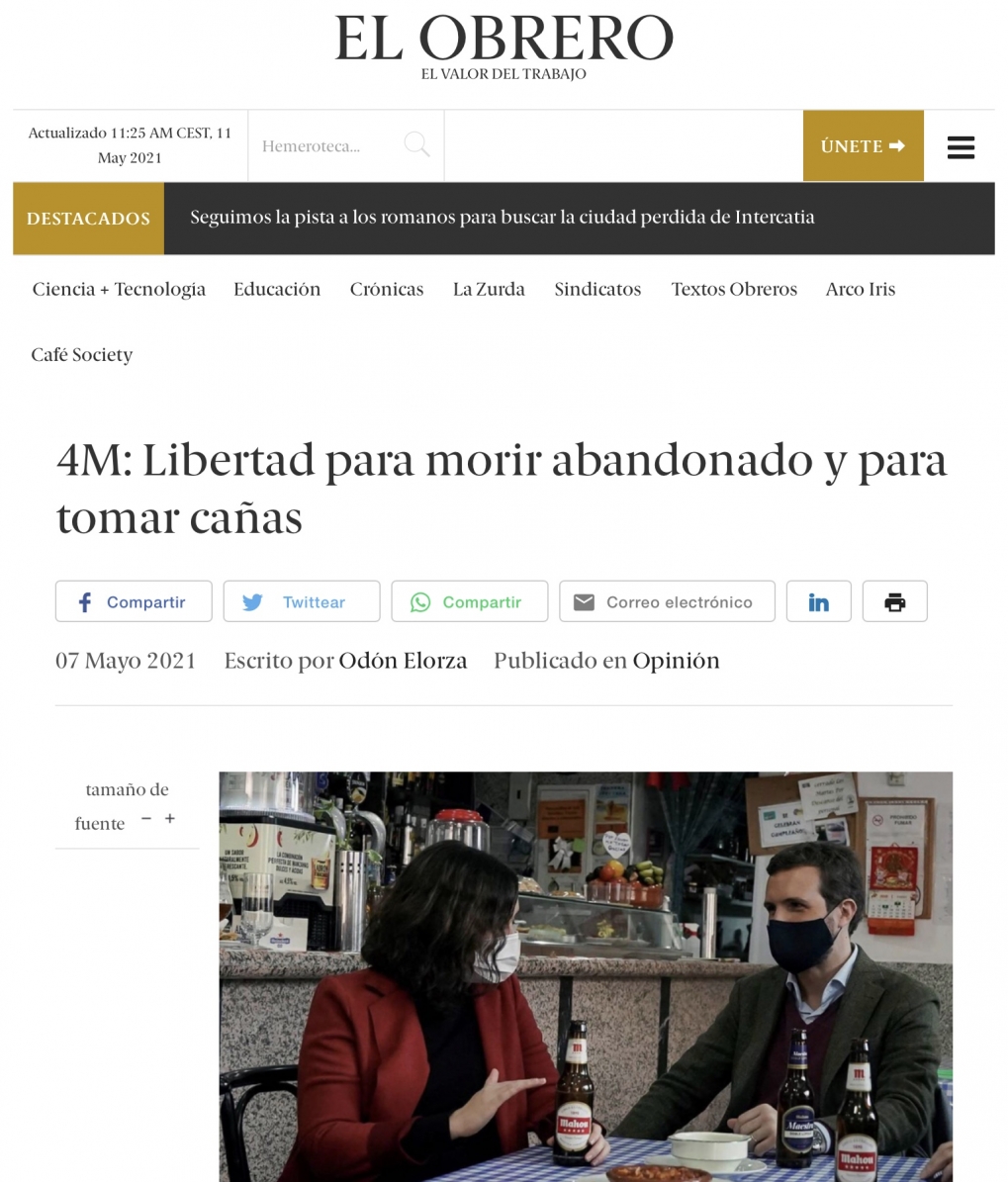 Una valoraci&oacute;n autocr&iacute;tica de los resultados del 4M.