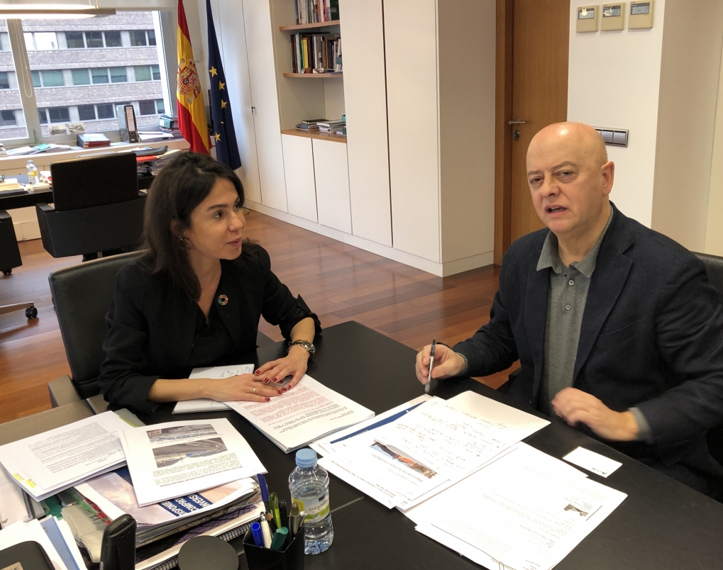Reuni&oacute;n con la Presidenta de ADIF sobre actuaciones ferroviarias en Gipuzkoa. Balance.
