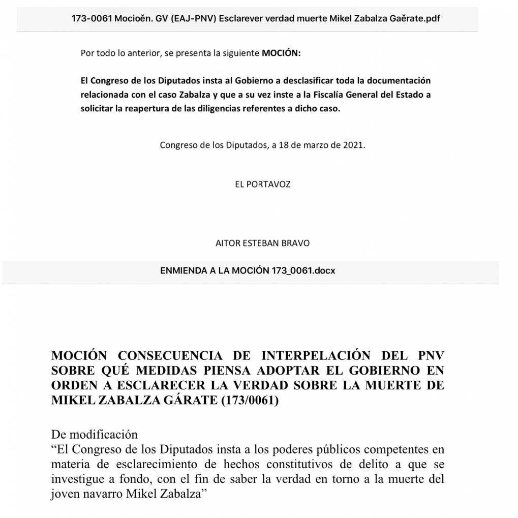El caso Mikel Zabalza y el diputado robot.