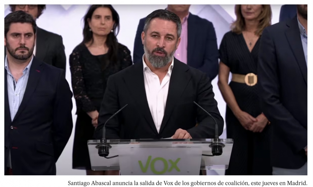 An&aacute;lisis resumido de la ruptura de V0X con el PP.